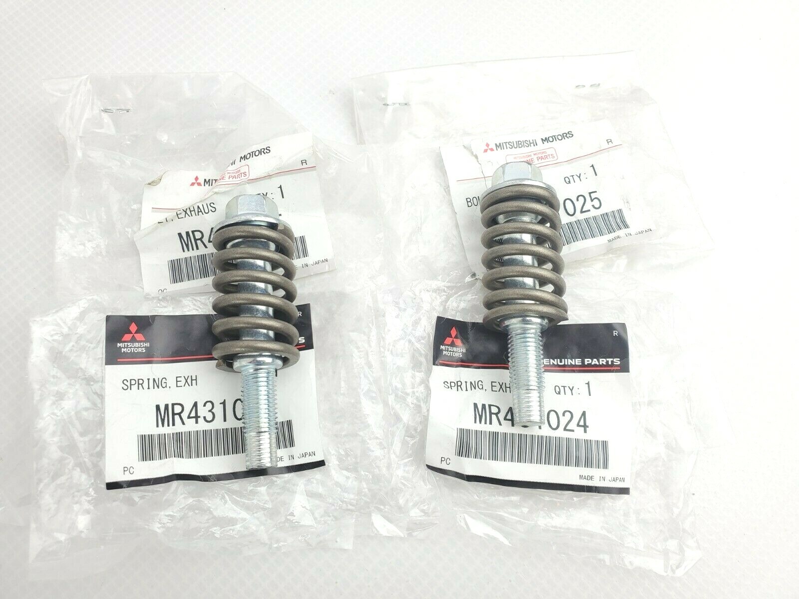 Mitsubishi Lancer Evo X Exhaust Bolts & Springs Downpipe Midpipe Kit