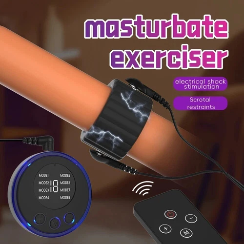 Electric Penis Extender Stretcher Sleeve Penis E-Stim Enhancer Enlarger Set NEW - Picture 1 of 23