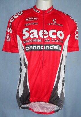 Maillot De Cyclisme Coupe-vent D'équipe SAECO ESTRO 1997 - Style Cipollini, Frigo, Gotti, Cannondale - Occasion