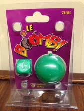NEW in package- LE BOOMB! MAYFAIR GAMES #73101 Rare Color Green Party Game Dice