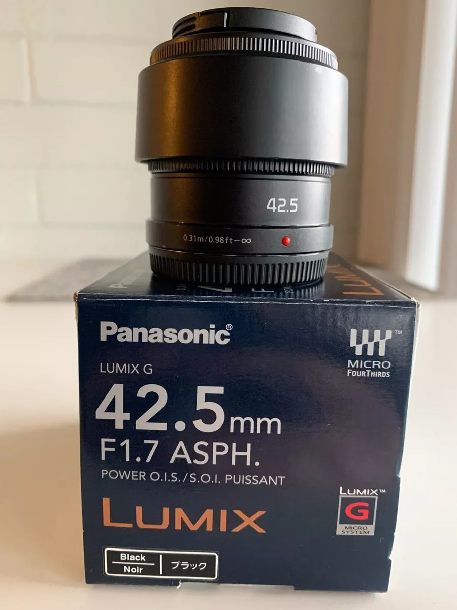 Panasonic Lumix G 42.5mm f/1.7 ASPH Lens with Lens Hood, Lens