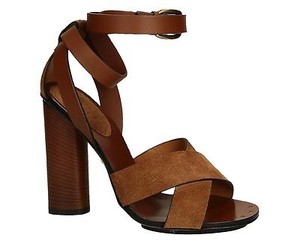 tan suede sandal heels