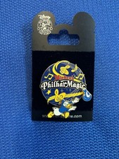 DISNEY WDW 2008 MICKEYS PHILHAR MAGIC WITH DONALD DUCK & SORCERER HAT SLIDER PIN
