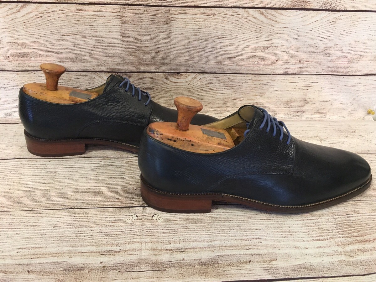 Cole Haan Mens Dark Blue Lace Up Oxford C 12661 Sz. 12 | eBay