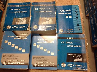1997 Chevy Suburban Tahoe Silverado Sierra Truck Service Shop Repair Manuell Set