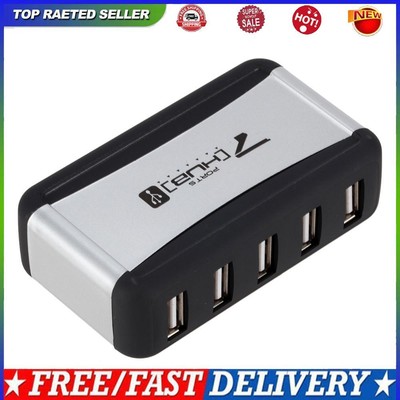 Generic Vertical USB Hub 7 Ports USB 2.0 Splitter mit Netzteil f? PC (EU)