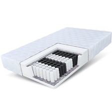 Materasso 180x200 cm METIS 7 zone H3 schiuma fredda molle insacchettate altezza 16 cm