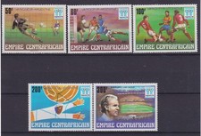 Central African Rep. 1979 World Cup Argentina 78 Series Cpl. + BF MNH T2185