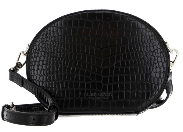Seidenfelt Manufaktur Odense UmhäNgetasche Abendtasche Neu Tasche Black Schwarz-image