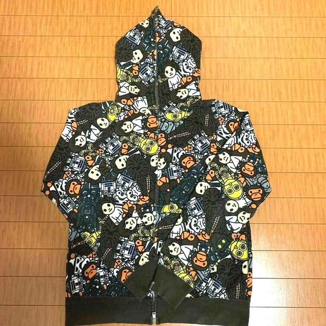 bape baby milo full zip hoodie