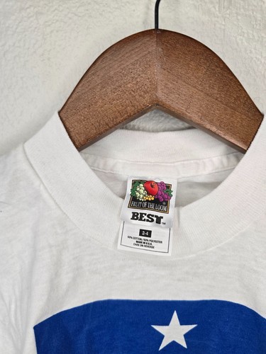 Vintage toddler Shirt 2-4 Dont Mess With Texas White Kids Tee 90s - Picture 5 of 8