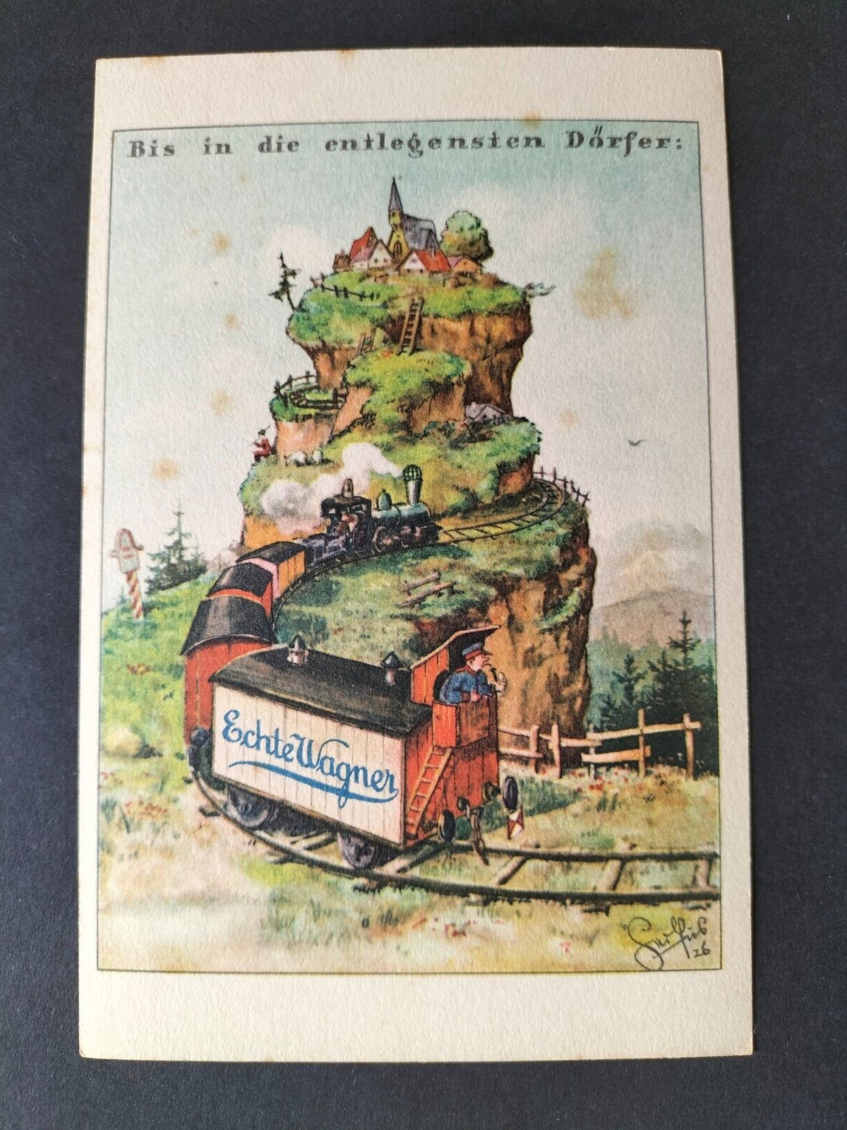 ECHTE WAGNER MARGARINA BURRO VEGETALE GERMANIA ELMSHORN HOLSTEIN VILLAGGI REMOTI