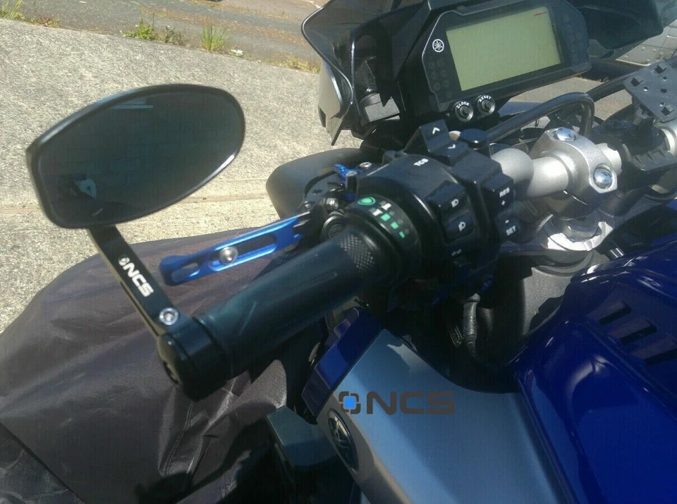 CNC Aluminium Bar End Mirrors Yamaha MT10 mt-10 Genuine NCS pair - Image 2 of 4