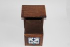 Antique Hand Crafted Spice Holder - Rustic Ceramic Wooden Drawer Kitchen Storage — photo 3