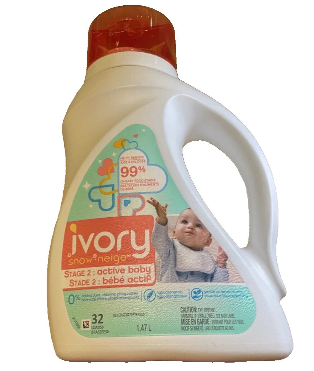 IVORY (Dreft) Snow Stage 1 & 2 Newborn Active Baby Laundry Detergent
Opens in a new window or tab