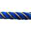 thumbnail 15  - Blue Softline Barrier Rope Wormed In Natural C/W Cup End Fittings