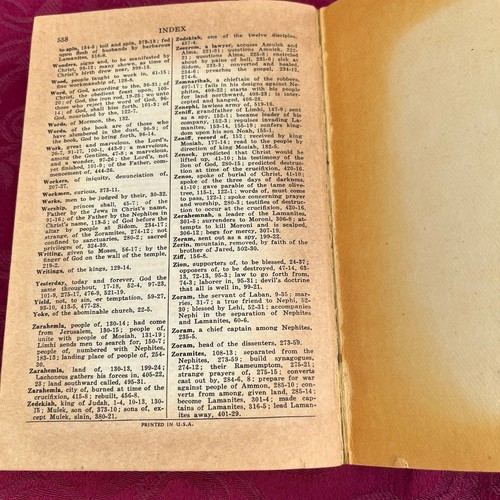1964 Vintage Book: The Book of Mormon by Joseph Smith, Church of Jesus Christ - Picture 9 of 12