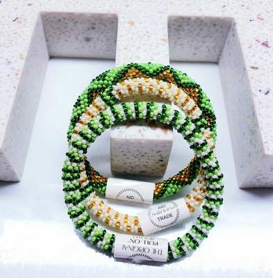 LUCKY CHARM St. Patrick Day Original Roll-On Bracelets, Set of 3, 7'' round, #4