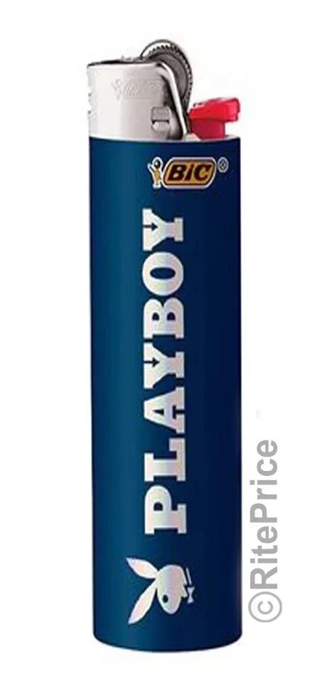 BIC Maxi Lighter - Holographic Playboy Design Regular Size (10