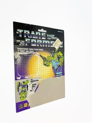 Hasbro Transformers G1 Scavenger 1984 Vintage Cardback Decepticon Constructicon