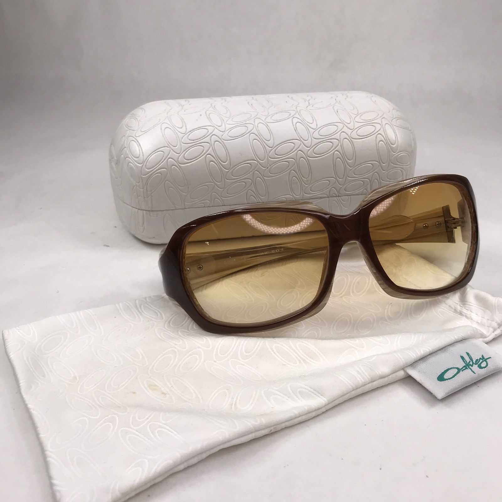 Oakley Sunglasses Script Bronze Gradient Lenses T… - image 1