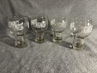 1970s VTG Glass Pepsi-Cola Soda Fountain Diner Glasses White Logo - Set of 4! — photo 3