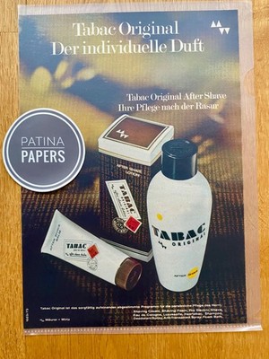 1973 Tabac Original Der individuelle Duft Vintage Ad Retro Werbung Reklame V05