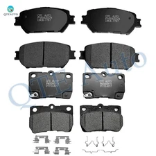 Set of 8 Front-Rear Ceramic Brake Pad Kit For 2006 Lexus GS300 Base