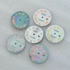 24.5mm Roman Numerals Fritillaria Watch Dial No Lume for Nh05 Movement Parts