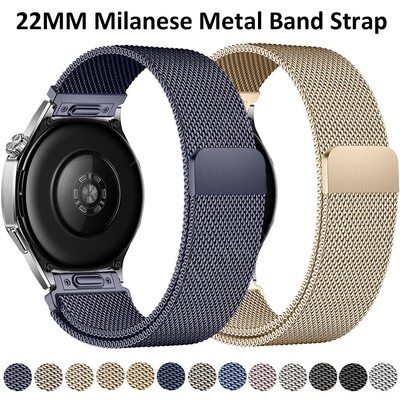 For Huawei Watch GT 5 Pro/GT 6 5 4 3 2 46/42mm Luxury Stainless Steel Band Strap