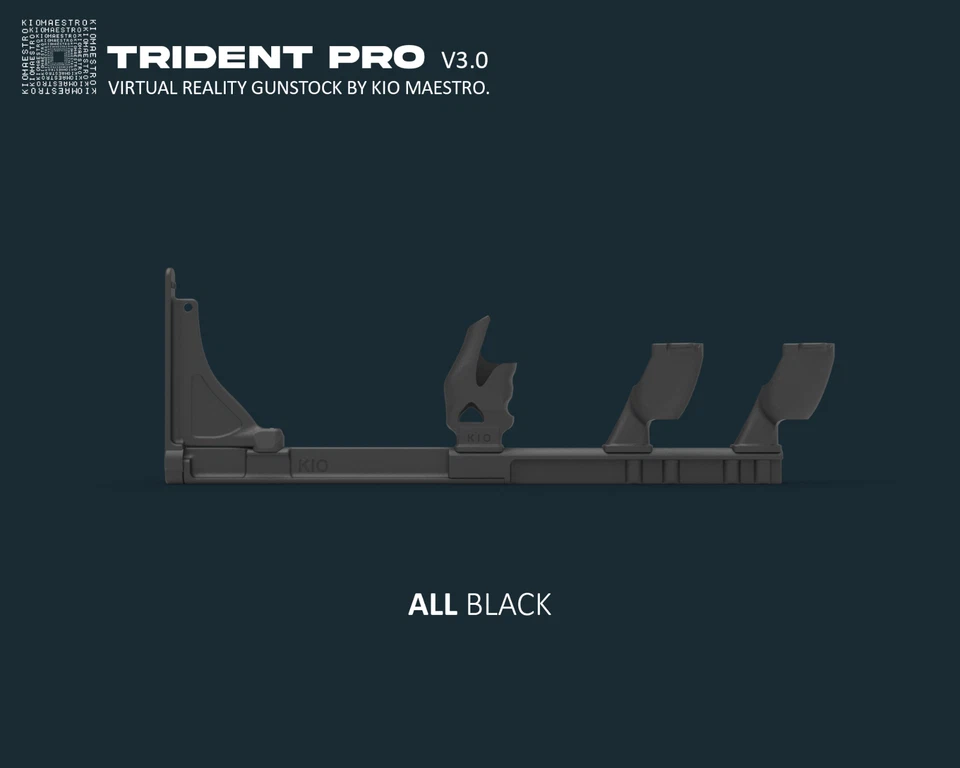 TRIDENT PRO V3.0 VR Gunstock - Meta Oculus Quest 3 / Quest 2 / Quest Pro - Image 3 of 4