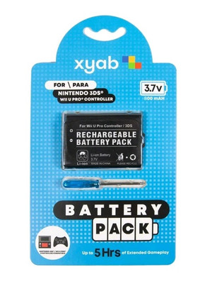 Rechargeable Battery Pack For Nintendo 3DS  / Wii U  Pro Controller