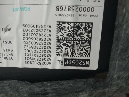 A0028201901 türverkleidung MERCEDES-BENZ CLASE C BM 205 BERLINA 03.2014-