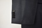 INDOCHINO Charcoal Gray Sharkskin Wool 2-Button Blazer Made For You Bespoke 40R — photo 4