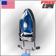 Ironing Board Hanger Wall Mount Holder Heat Resistant with Iron Board Rack