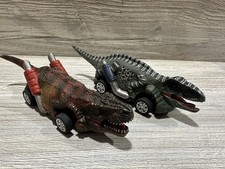 Dinosaur DinoBros Toy Pull Back Dinosaur Dino Car Lot Of 2 Details 