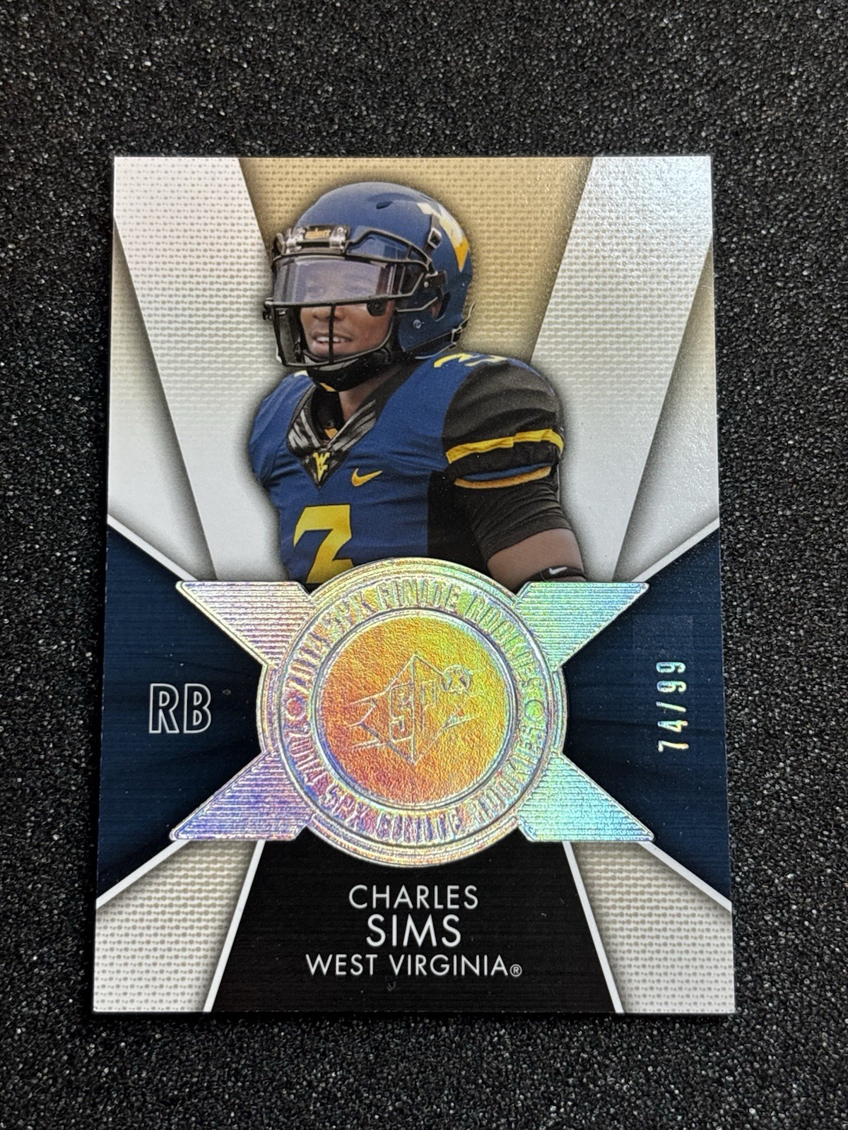 Charles Sims SPx Finite Rookies #FICS Radiance