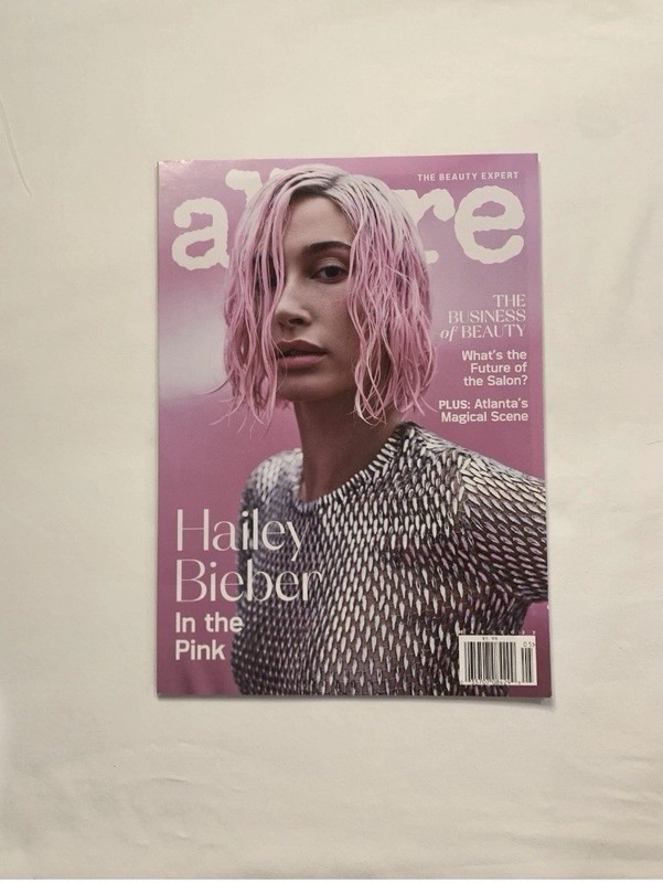 allure Hailey Bieber “In the Pink” Issue May 2022 Magazine