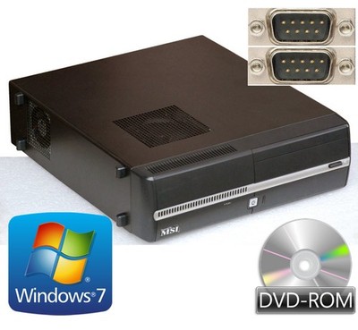 PROFI COMPUTER MSI 2x RS-232 2x PCI GIGABIT DVD VGA DVI-D UNTER WINDOWS 7 PS/2