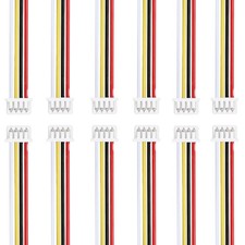 Hsf 20 Sets Mini Micro Jst Mx 1.25mm 4 Pin Male Connector Plug With 28 Awg 150mm