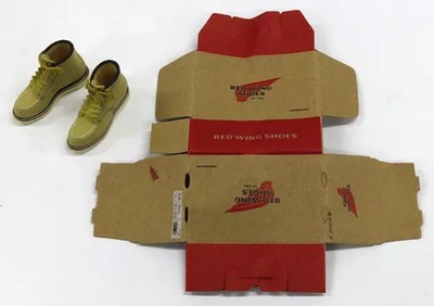 Mini Figure 3.ICON STYLE NO.8173 Classic Moc Red Wing Shoes with Box