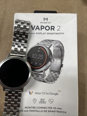 Misfit Vapor 2 Smartwatch With Charger | Can't Reset | FOR PARTS ONLY