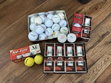 Vintage 1990s Golf Ball Lot - Titleist, Top Flite, Slazenger, State Farm, Shell