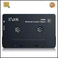 Elook Car Audio Receiver, Bluetooth Cassette Receiver Tape Aux Adapter