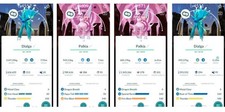 Pokémon Go - Shiny Dialga/Palkia Origen Fondo Nivel 50 3 Movimiento - PTC/Comercio