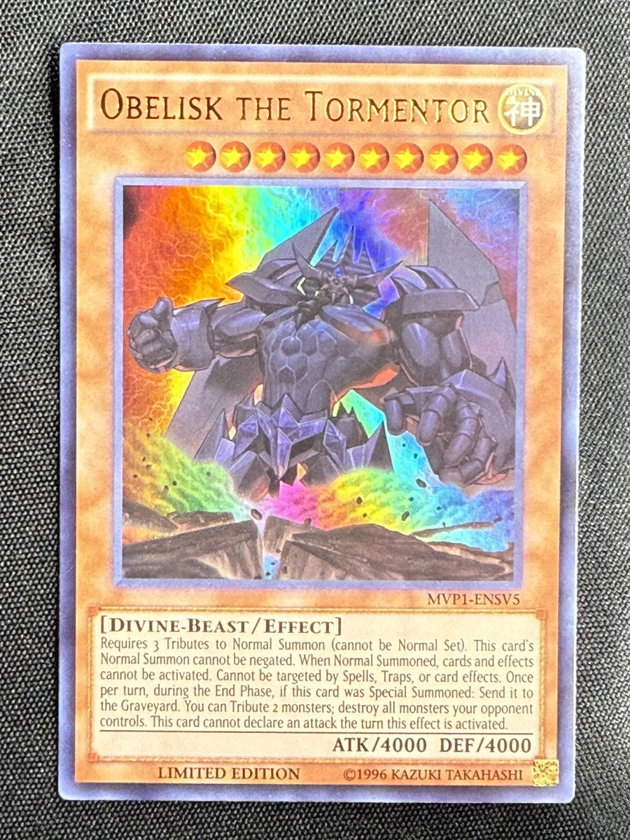 Obelisk The Tormentor Rare Yu-Gi-Oh! TCG Individual Collectible