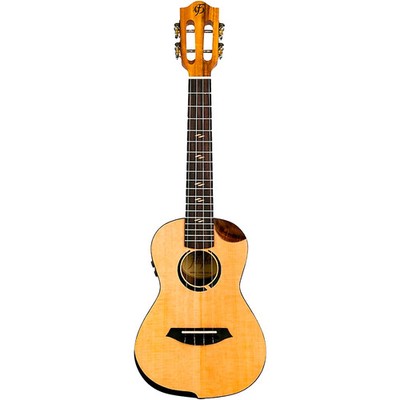Flight Victoria Soundwave Concert AcousticElectric Ukulele Natural
