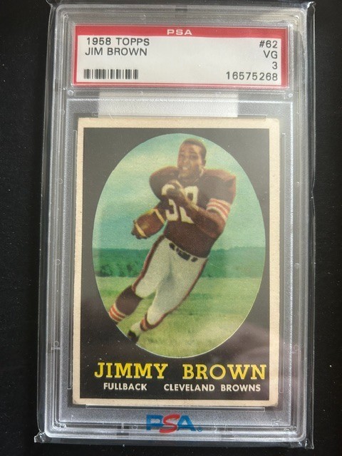 1958 Topps - Jim Brown #62 (RC) view 8