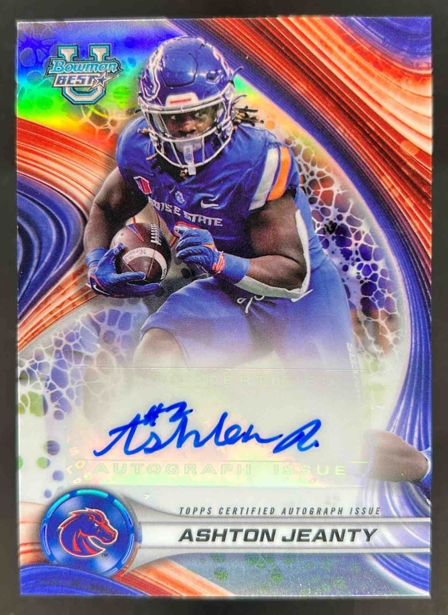 2024 Bowman Best University Ashton Jeanty Auto #BOA-AJ Broncos