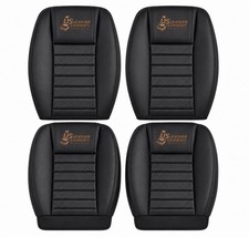 2005 2009 Ford Mustang Gt Shelby Front Replacement Leather Seat Covers Black 2005 2009 Ford Mustang Gt Shelby Front Replacement Leather Seat Covers Black